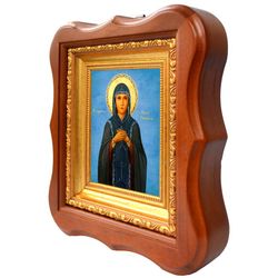 Павла Римская преподобная игумения. Икона на холсте.