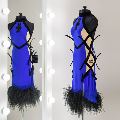 LA 015-01 Спортивное бальное платье для Латины (latina dress)