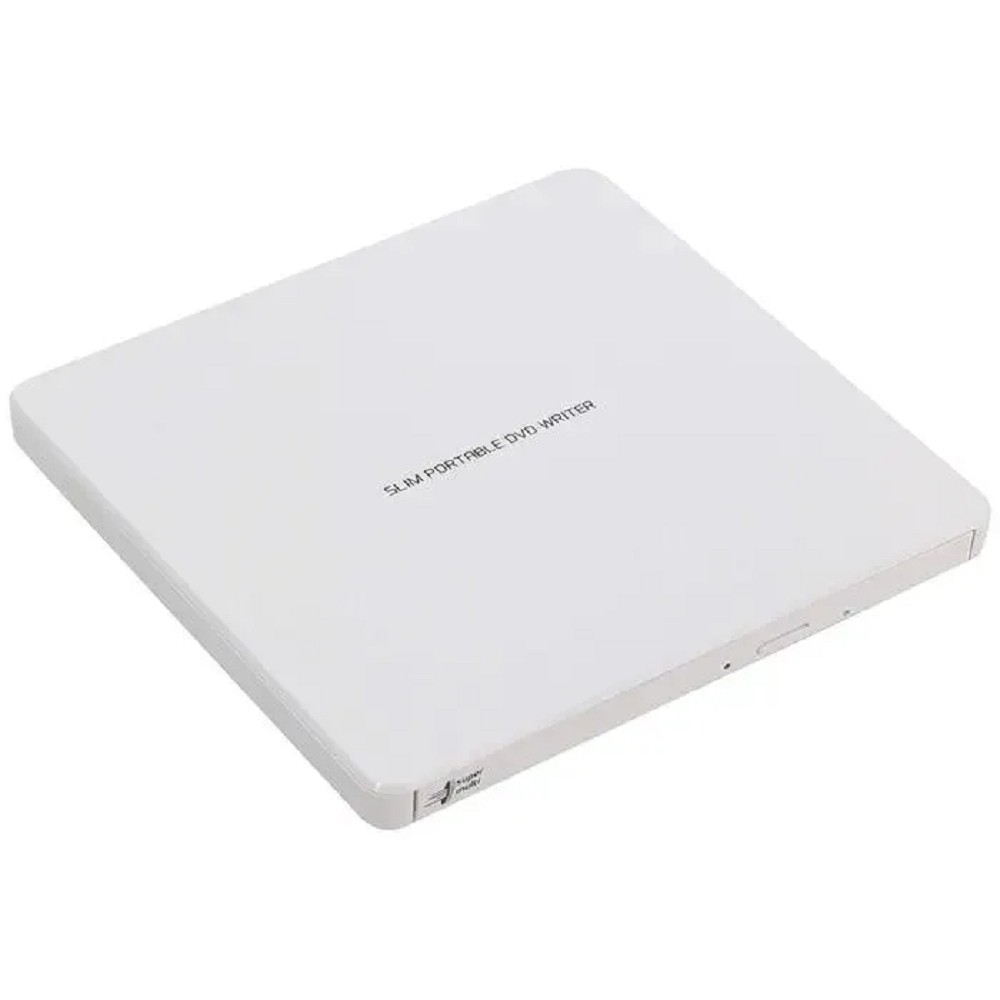 Внешний оптический привод LG DVD-RW GP60NW60 ext. White Slim Ret. USB2.0 (совместим с 3.0)