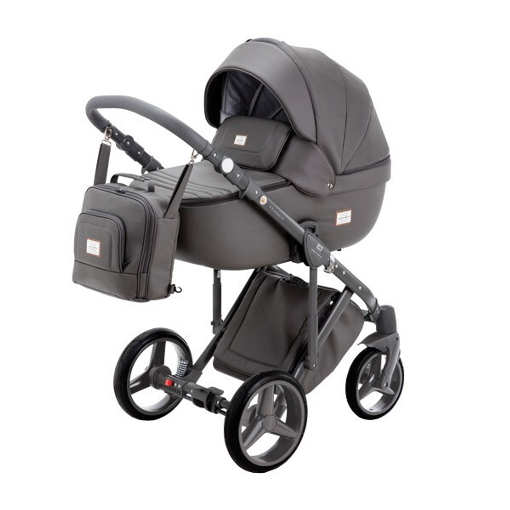 Детская коляска Adamex Luciano Deluxe 2 в 1 Q103 (МОРЕНГА 100% КОЖА)