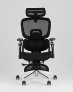 Кресло офисное TopChairs Prodigy с оттоманкой черный
