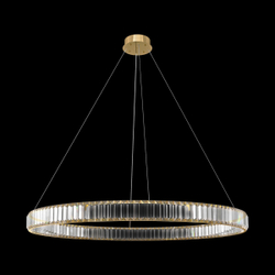 10135/1000 Gold Подвесной светильник LOFT IT Crystal ring