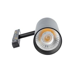 ULB-M60-24W-4000K-35 BLACK Светильник-прожектор светодиодный трековый. Для магнитного шинопровода. 900 Лм. Белый свет 4000К. Черный. ТМ Uniel