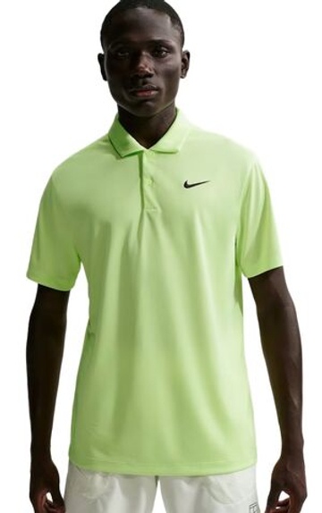 Мужское теннисное поло Nike Court Dri-Fit Solid - light liquid lime/black