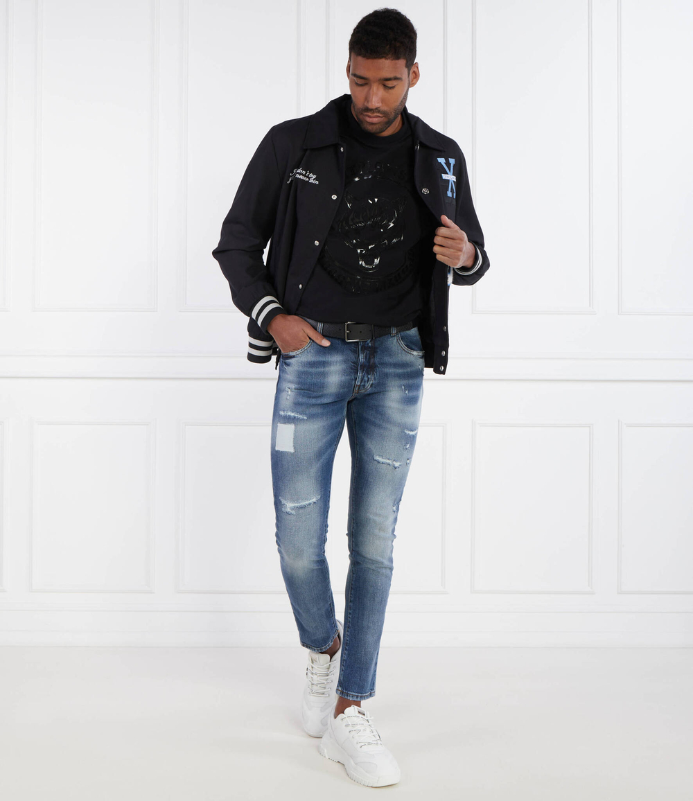 Майка Carbon Tiger Plein Sport - черный(MTK7162 SJY001N)