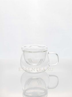чашка стеклянная большая
