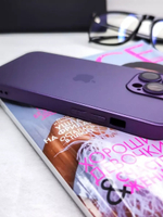 Накладка iPhone 14 PRO | AG Glass Case Dark Purple