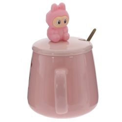 GAEM Кружка с крышкой и ложкой, 470 мл, L13,5 W10 H15 см