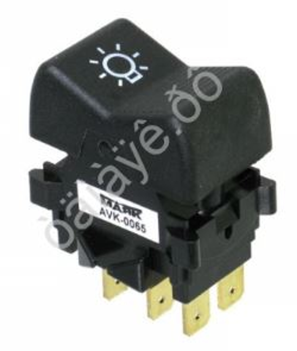 Клавиша света 2105,06,2121 широкая 6конт 17147-04.43А Маяк AVK-0065 103565