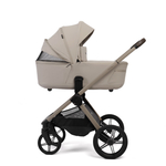 Коляска 2 в 1 Peppy Monaco thermo Latte (бежевый), рама серо-коричневая