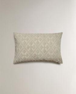Zara Home наволочка декоративная из хлопка, зелёный, 40x60 см · 6327/008