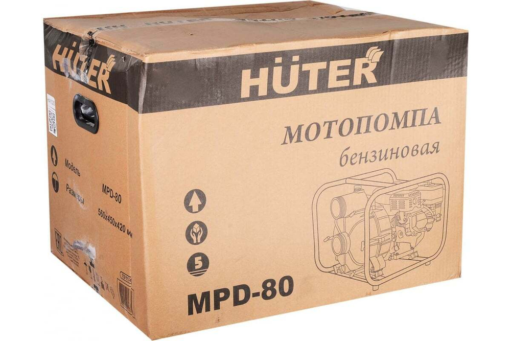 Мотопомпа HUTER MPD-80 для грязной воды