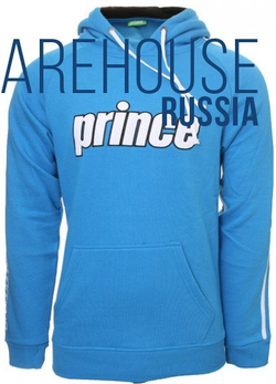 Кофта для мальчика теннисная Prince Jr Cotton Pullover Hoodie - небесный