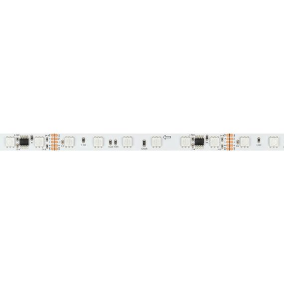 Светодиодная лента Arlight 14W/m 60LED/m 5060SMD разноцветный 5М DMX-B60-10mm 24V 039183