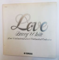Винтажная виниловая пластинка LP Barry White, Love Unlimited and Love Unlimited Orchestra Love (Japan 1974)
