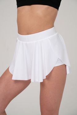 Double Fly Shorts, White