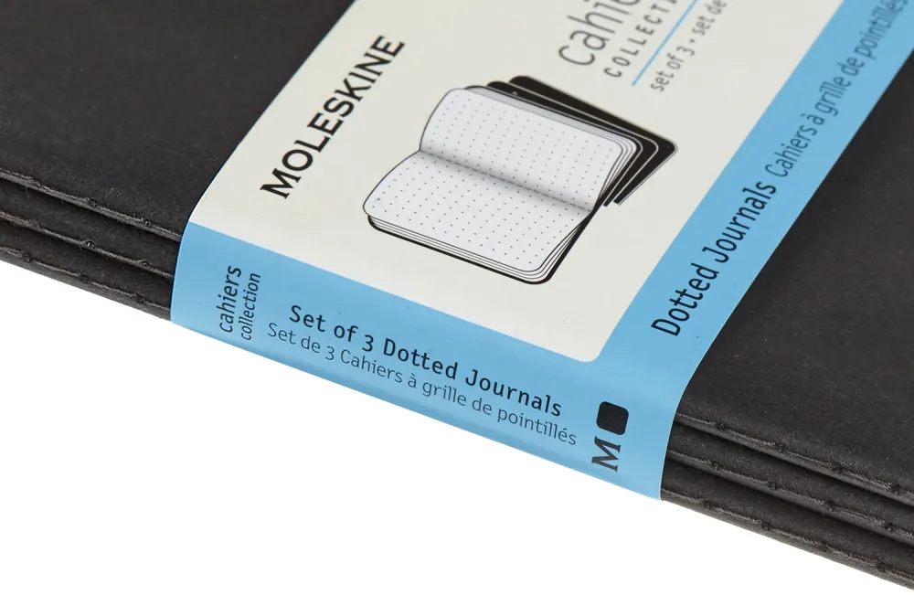 Блокнот Moleskine cahier journal Pocket 90x140мм пунктир 3 шт (QP314) 2
