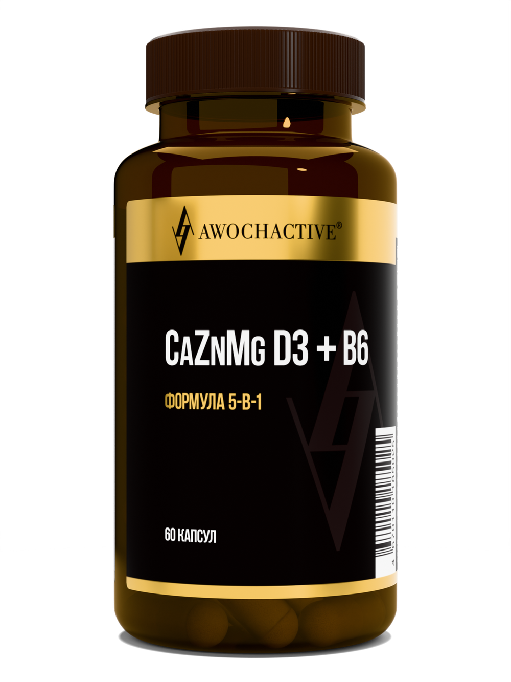 БАД Calcium zinc magnesium D3 + B6 (Awochactive)