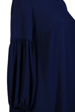 Платье женское 2451оп, темно-синий #98ТС052451оп