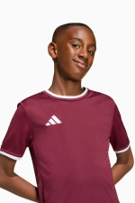 Футболка adidas Entrada 26 Junior - бордовый