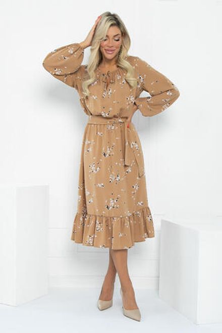 Платье Алания (бежевое) П12931-10М LT Collection (Акция)