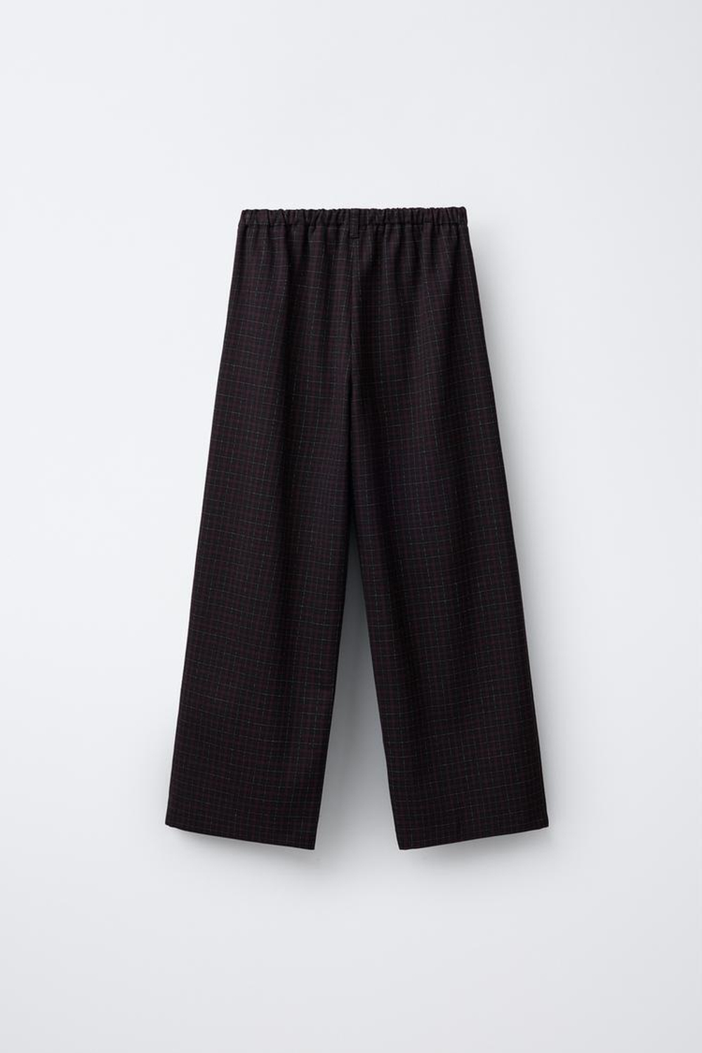 ZARA БРЮКИ В КЛЕТКУ, ЧЕРНЫЙ