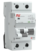 Автомат дифференциальный EKF rcbo6-1pn-6B-30-ac-av