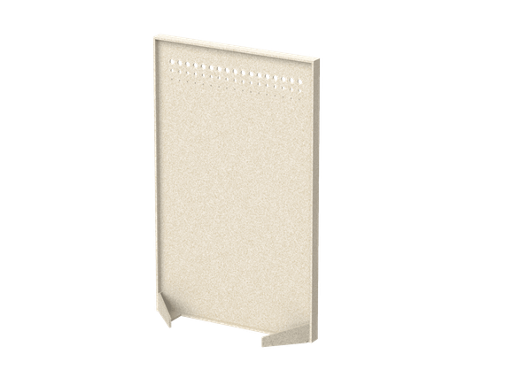 Перегородка с декором   "Фритты" 120х40х160
