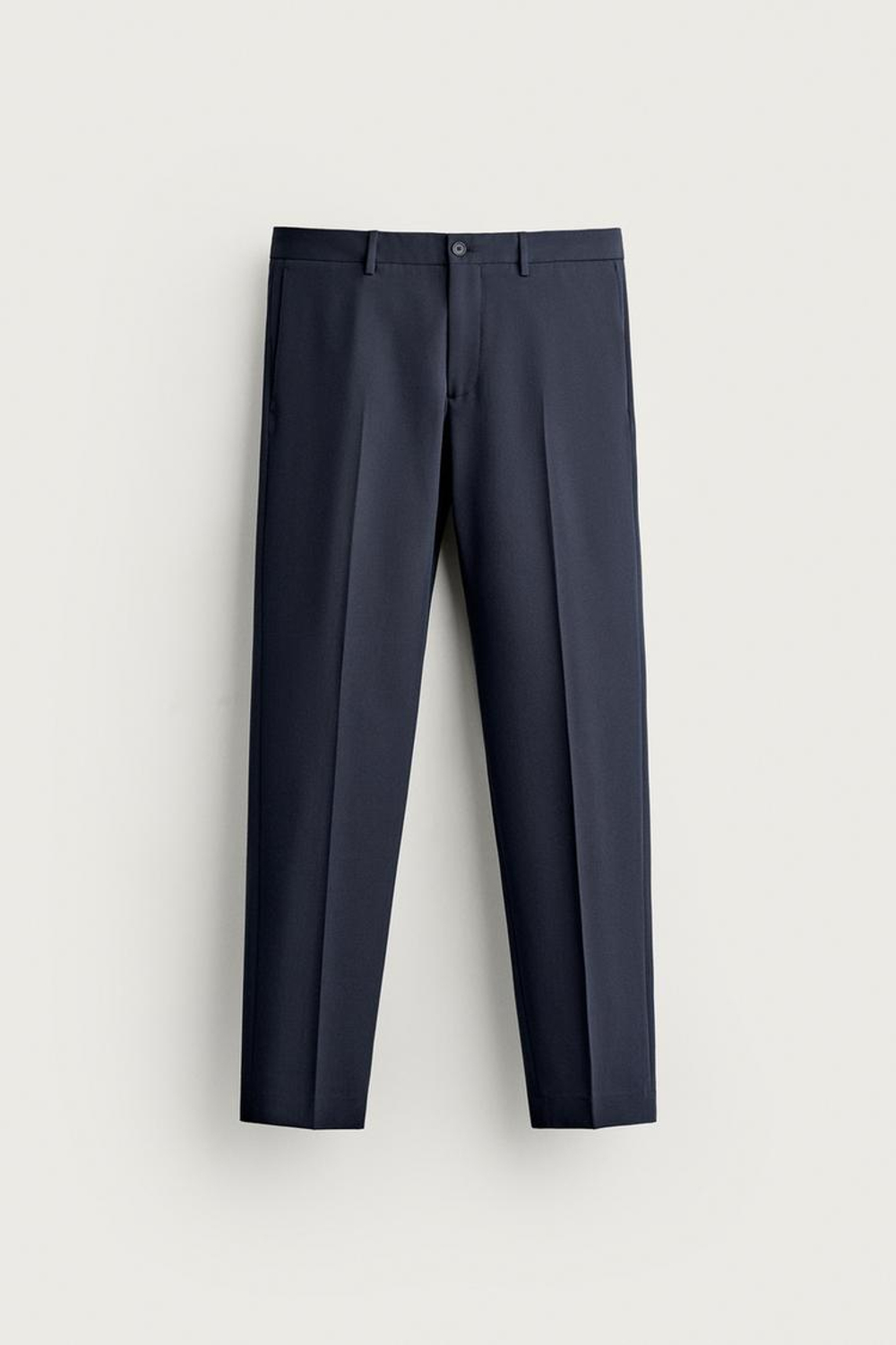 ZARA КОСТЮМНЫЕ БРЮКИ COMFORT, МОРСКОЙ СИНИЙ