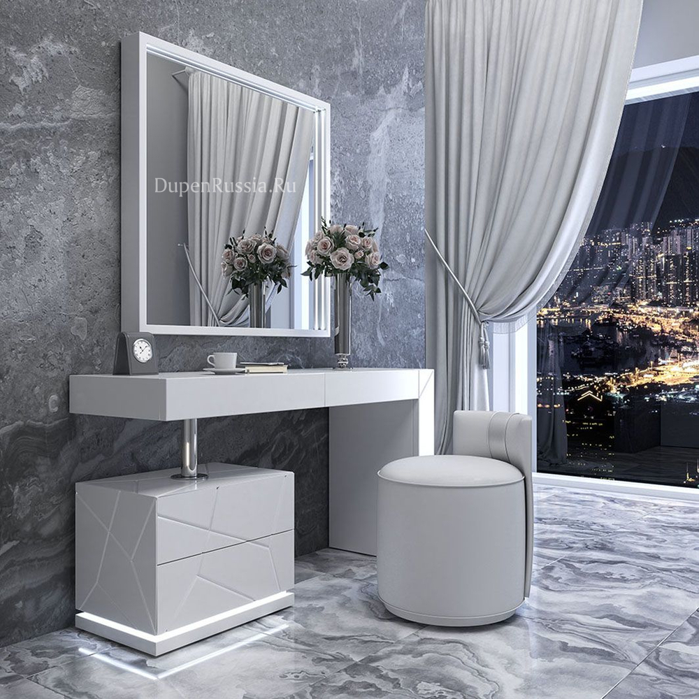 Зеркало FRANCO 1260 KIU белое