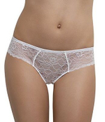 Изящные кружевные трусики-слипы Melany (Размер: 4 размер) (Цвет: черный)