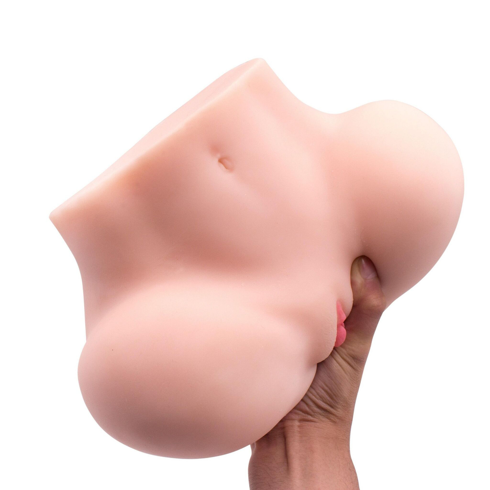 Реалистичный мастурбатор «Жура» - вагина и анус (Цвет: телесный)