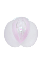 Мастурбатор ToyFa Juicy Pussy Crystal Rose, прозрачный, 14 см
