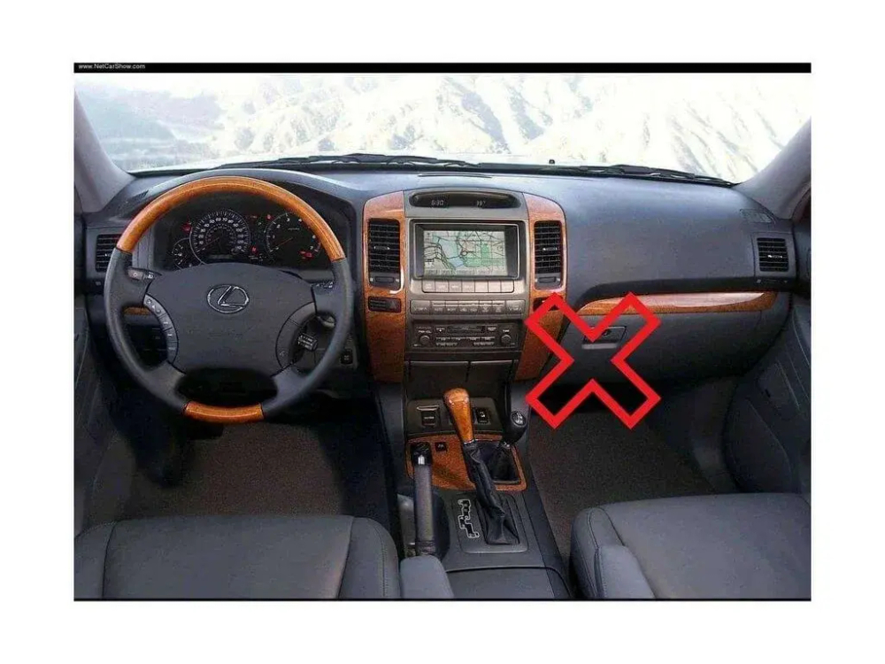 Магнитола для Toyota Land Cruiser Prado 120, Lexus GX470 (экран климата внизу) - Carmedia ZF-1116L-GE вертикальный экран в стиле "Тесла" на Android 13, 8Гб+128Гб, 4G SIM-слот, CarPlay