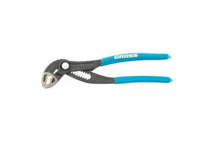 Клещи переставные "Gross" кнопочный механизм, обливные рукоятки, 180 мм