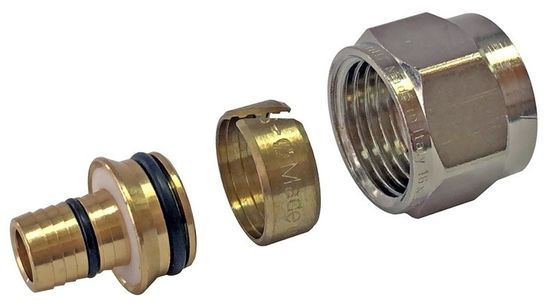 Фитинг компрессионный Stout для труб 16х2.6х3/4" стабильная  (SFC-0026-162634)