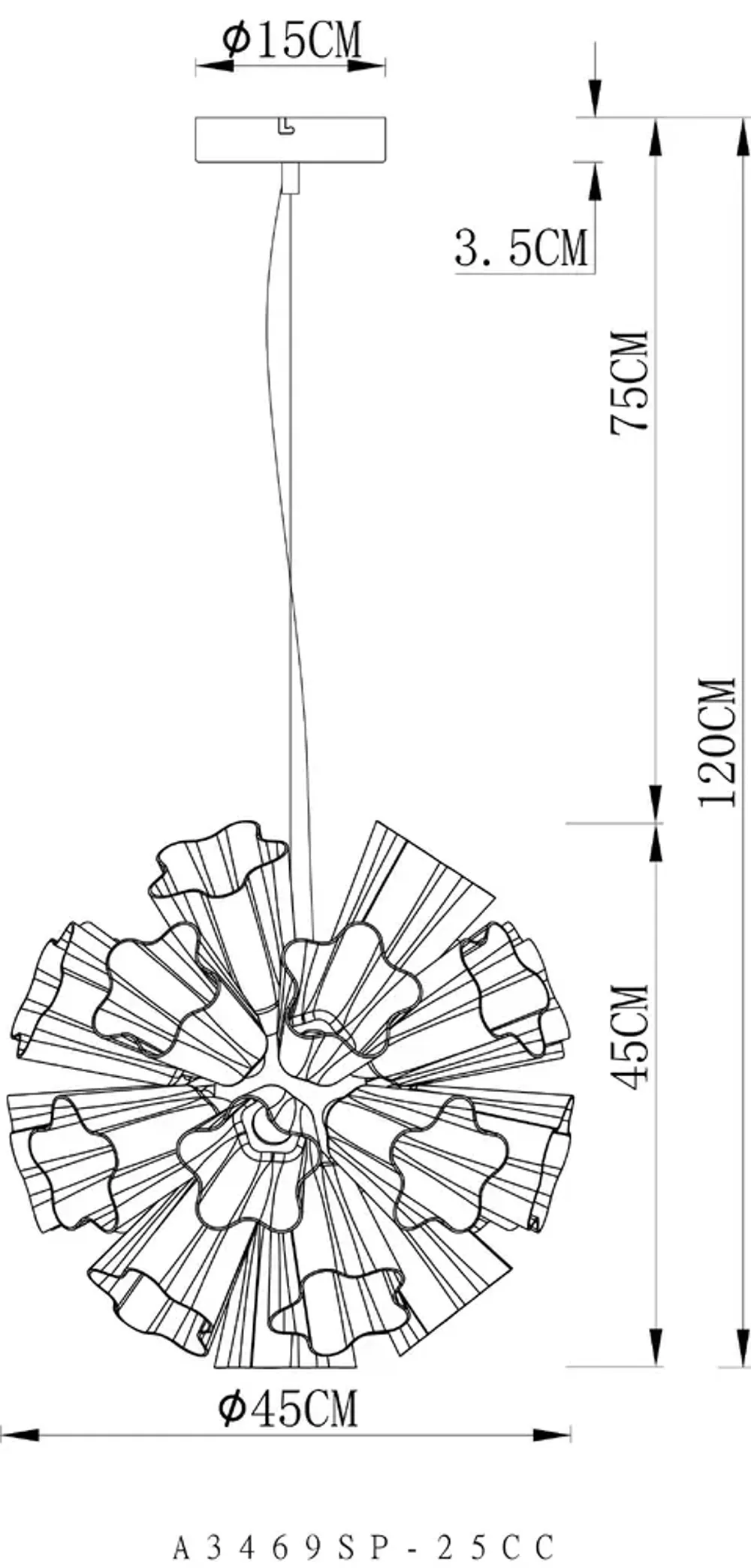 Подвесная люстра Arte Lamp
