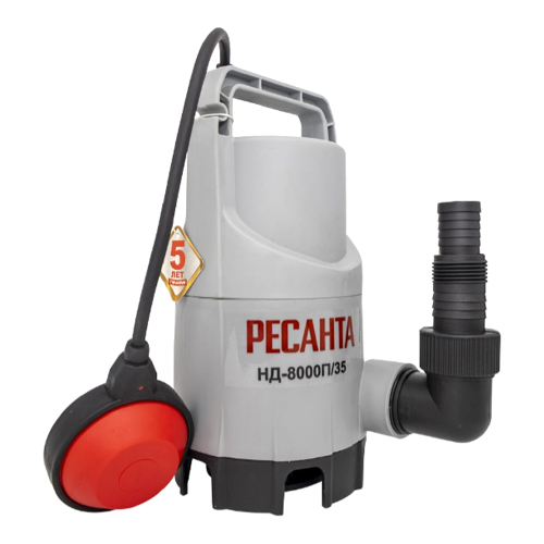 Насос погружной дренажный Ресанта НД-8000П/35