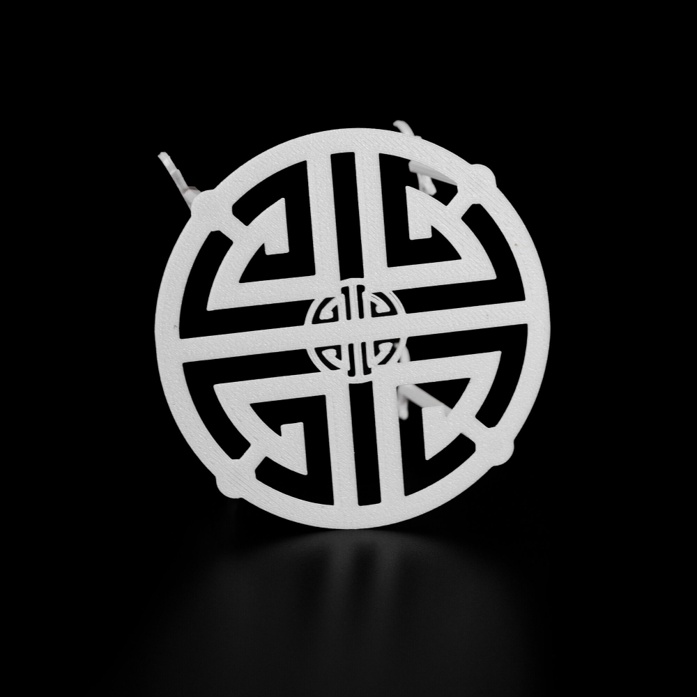 Подставка для дракона и шарнирных фигурок, 3D печать, 11 см., белая