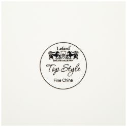 ТАРЕЛКA ЗАКУСОЧНАЯ LEFARD "TOP STYLE" 20,5 СМ СЕРАЯ (КОР=24ШТ.)