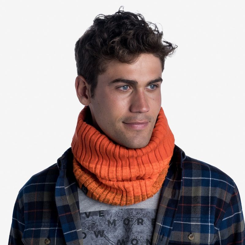 Вязаный шарф-труба с флисом Buff Neckwarmer Knitted Polar Igor Fire Фото 2