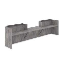 1КРС-ДС.009 Комплект Ресепшн с фартуком ЛДСП (4232*901*1161) (без подсветки)