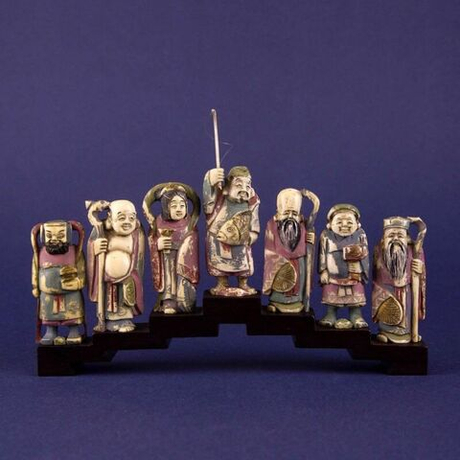 Винтаж: ОКИМОНО «СЕМЬ БОГОВ СЧАСТЬЯ»