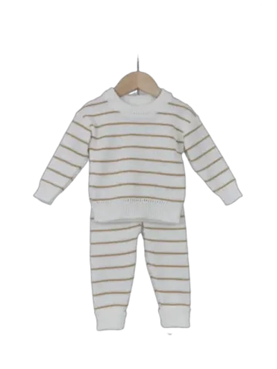Костюм вязаный детский "Полоска"