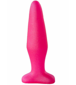 Розовая анальная пробка - 14 см.