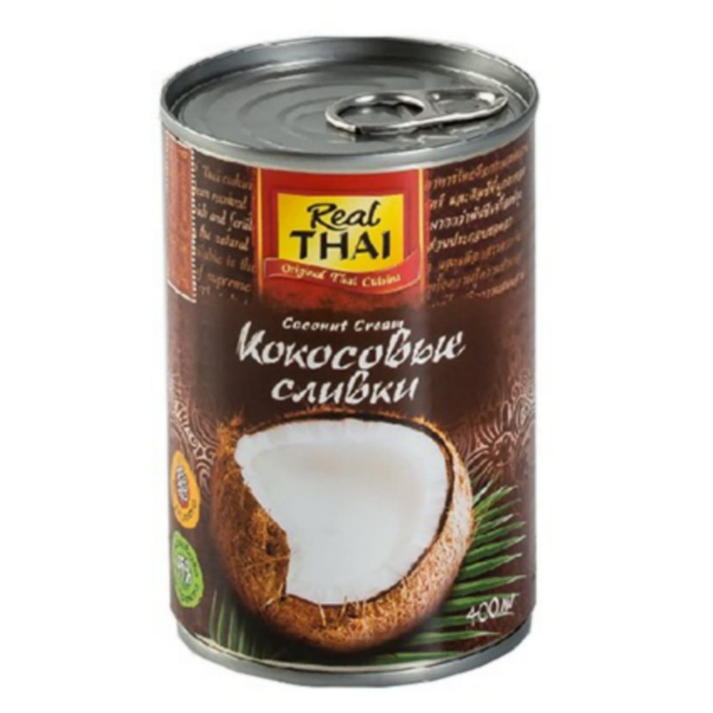 REAL THAI Кокосовые сливки, 400 мл