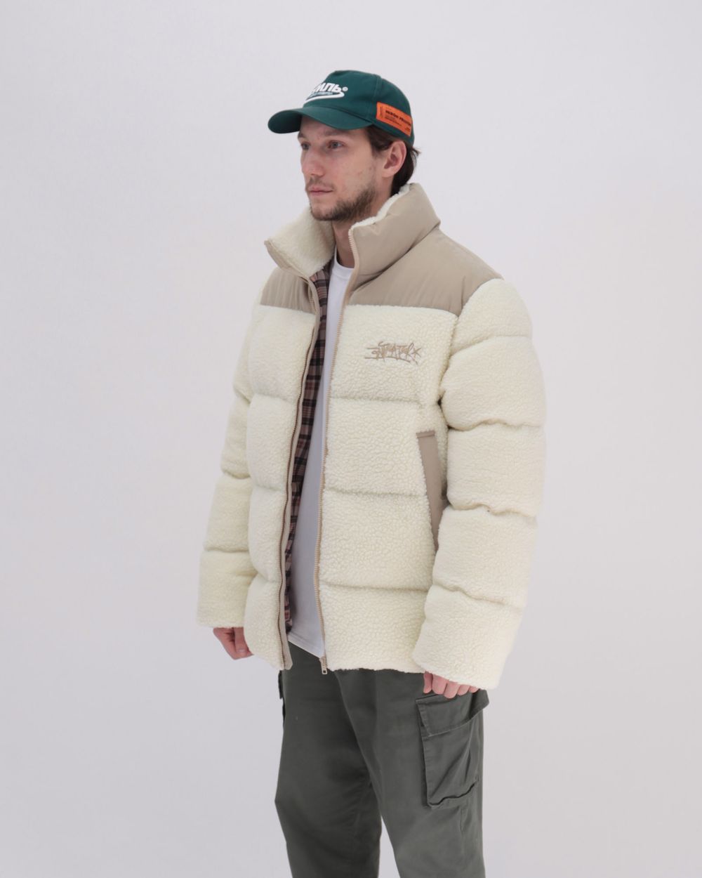 Купить Пуховик Anteater Downjacket Sherpa Песочная Пуховик Anteater Downjacket Sherpa Песочная