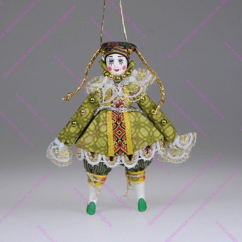 Ёлочная игрушка Девочка-клоунесса