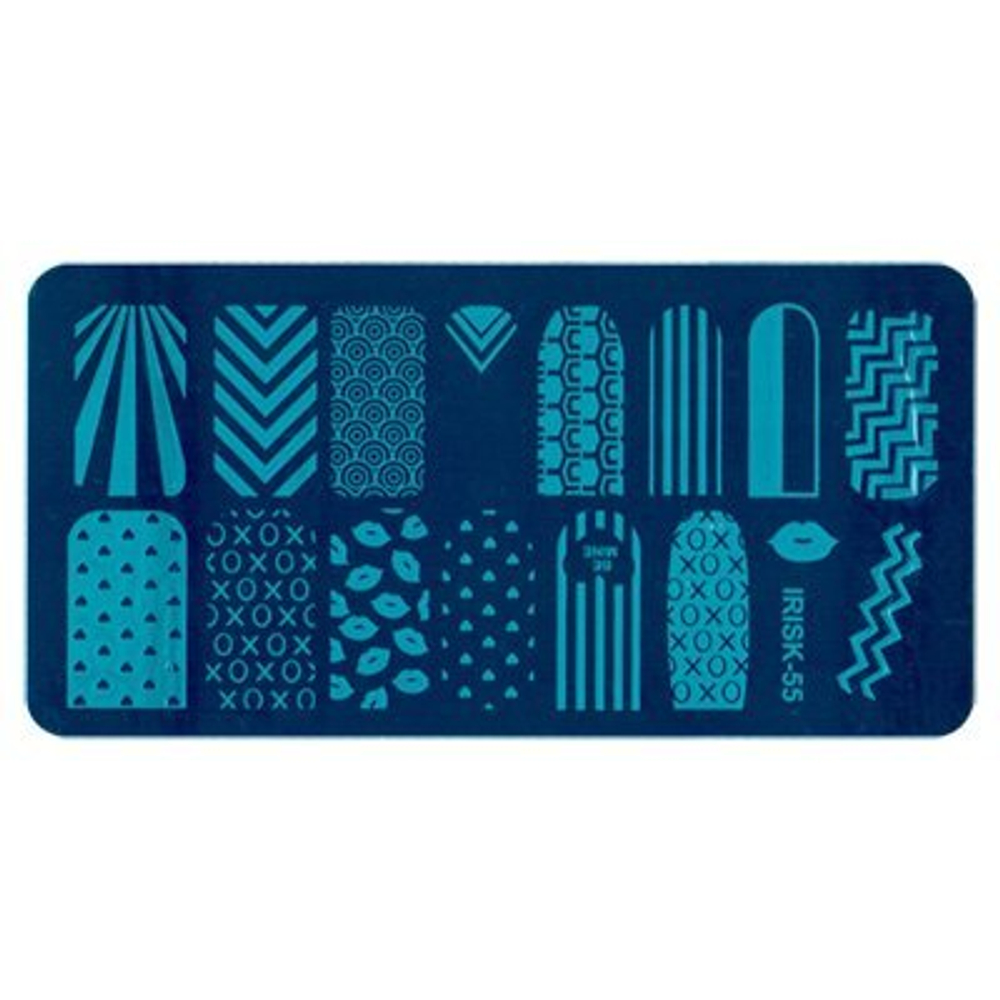 Irisk Трафарет для стемпинга металлический  (55)