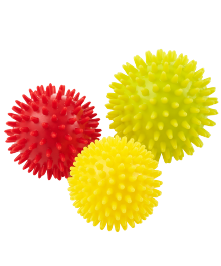 Мяч массажный GB-602 6 см, желтый